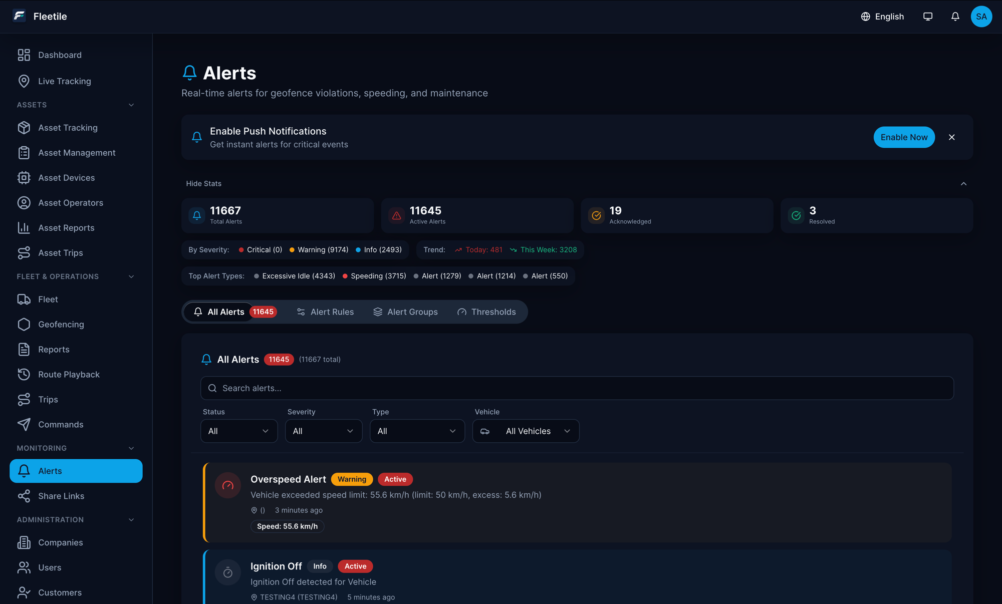 Smart alerts