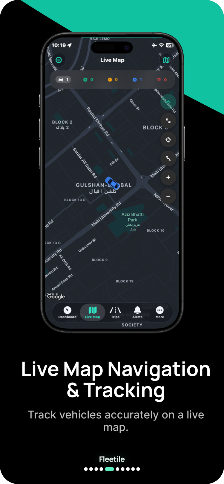Fleetile mobile app