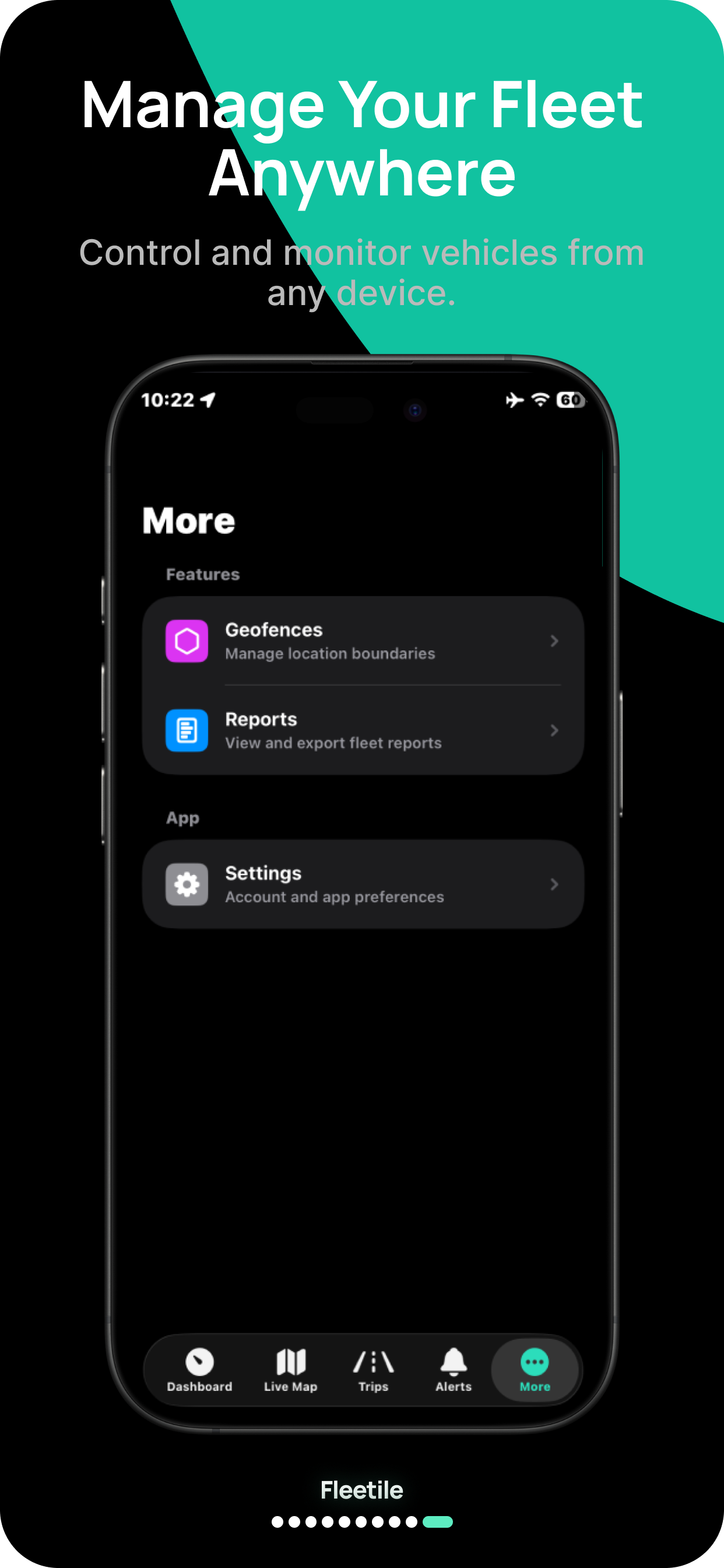 Fleetile mobile app